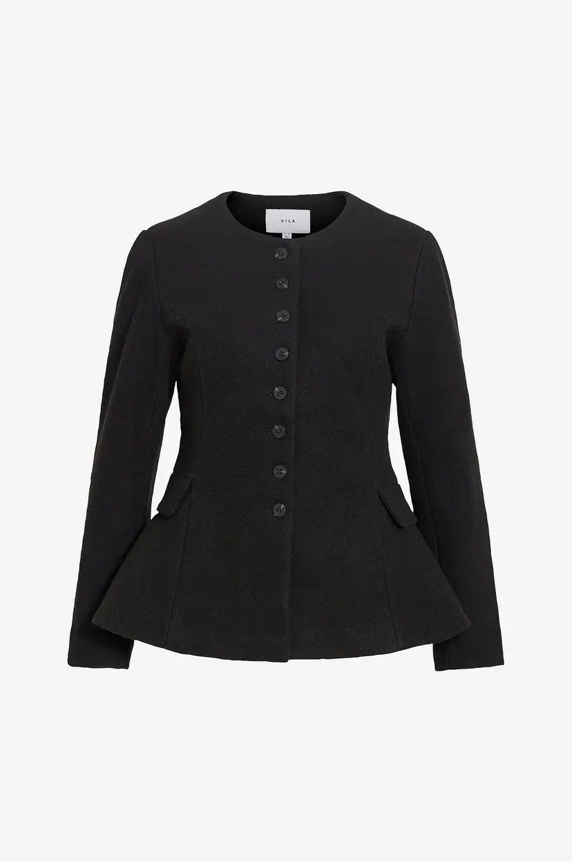 Vila Jakke Vizikka L/s Waist - Svart