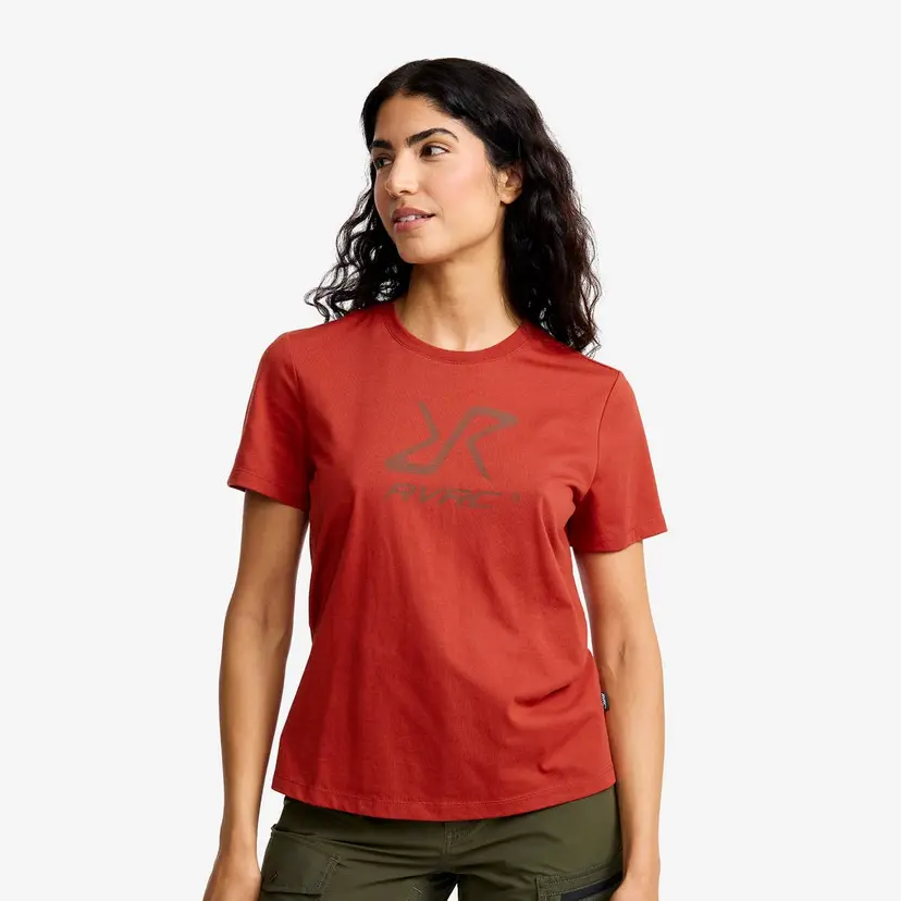 RevolutionRace Easy Graphic Logo T-shirt Dame Bossa Nova