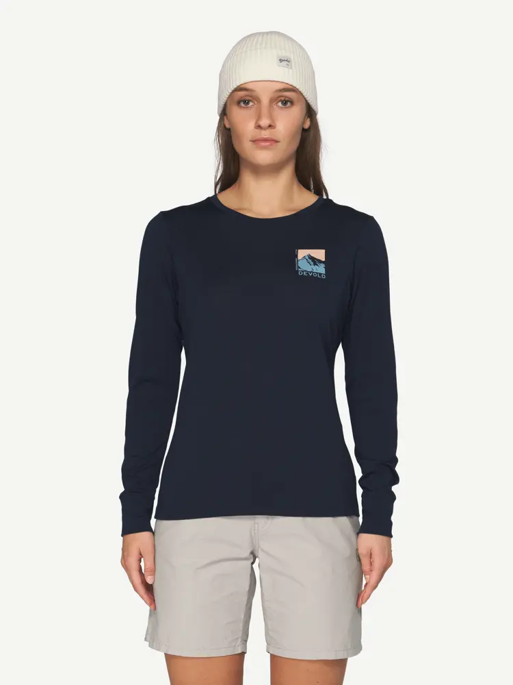 Devold Devold - Classic Summit Long Sleeves Dame - Large - Blå