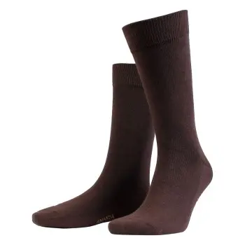 Amanda Christensen Amanda Christensen Strømper 3P True Combed Cotton Sock Mørkbrun  Str 39/42