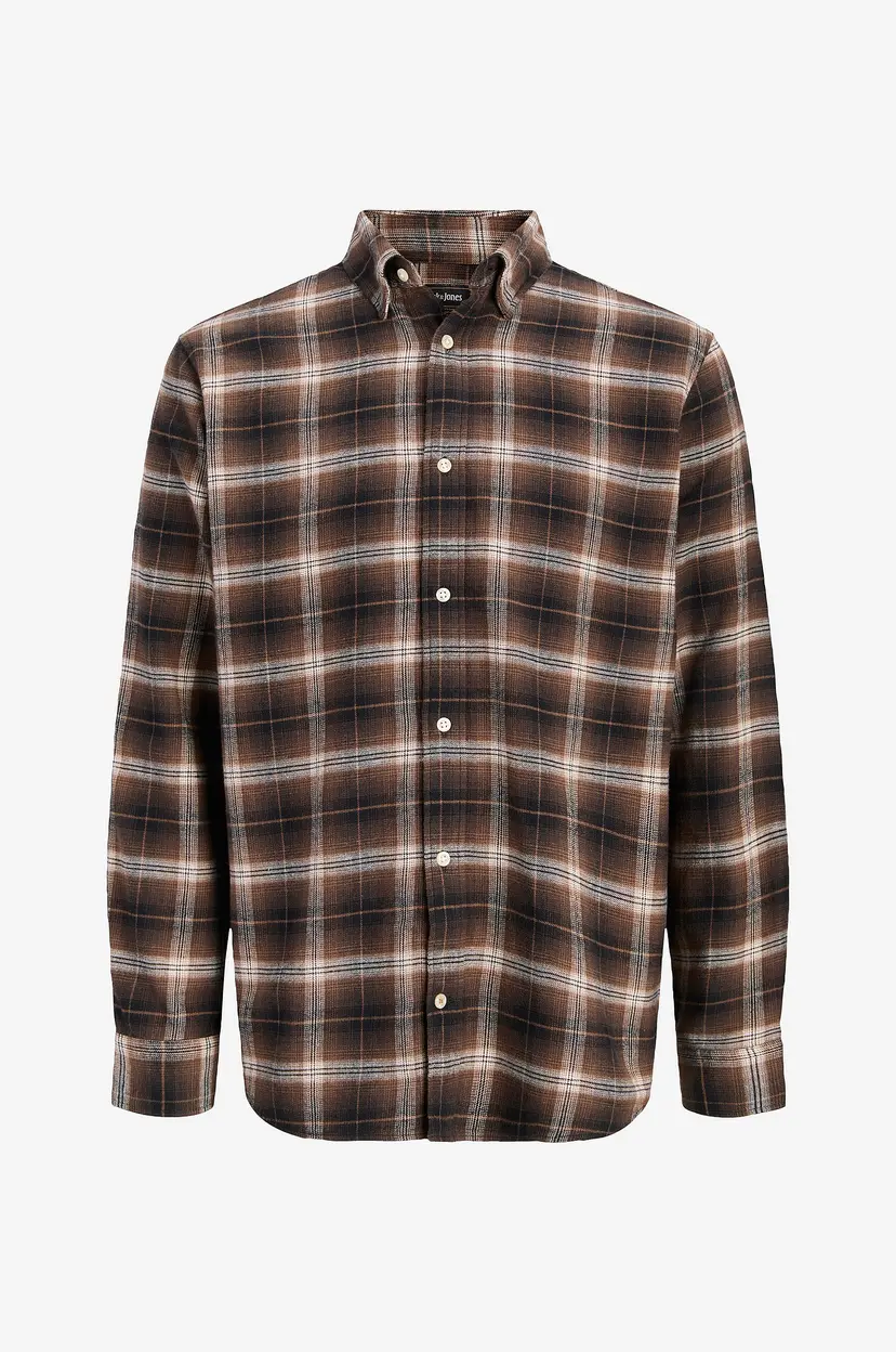 Jack & Jones Flanellskjorte Jjefield Check Shirt Ls Sn - Svart
