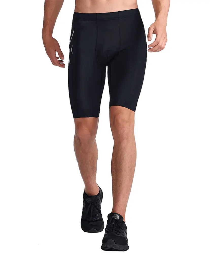 2XU 2XU Aero Mesh Compression Shorts M´S Black / Silver Reflective