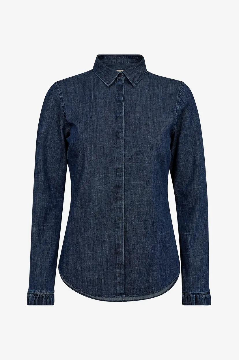 Mos Mosh Denimskjorte mmMattie Flip D - Blå