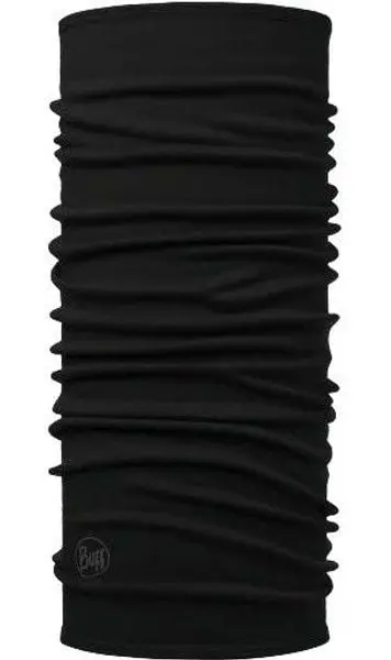 Buff Buff Midweight Merino Wool Solid Black
