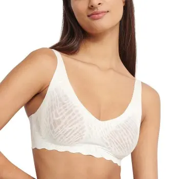 Sloggi Sloggi BH ZERO Feel Bliss Soft Bra Hvit S+ Dame