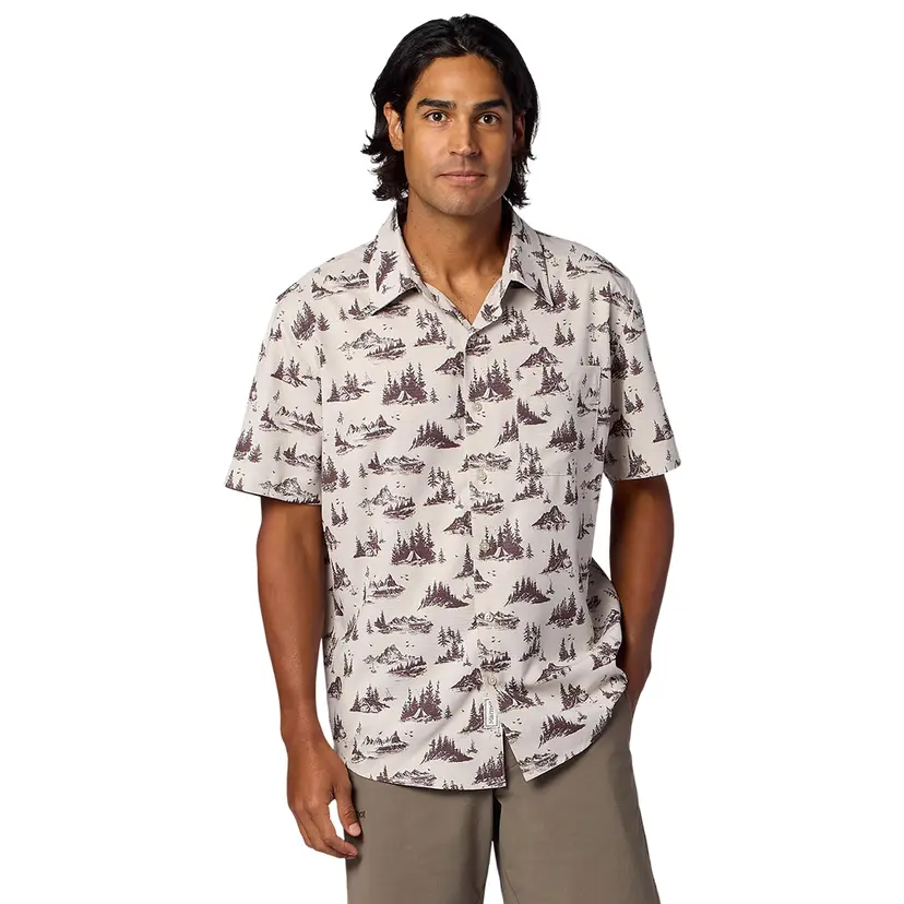 Marmot Marmot M's Airexchange Ss Shirt Birch Bark Lake Side Campout