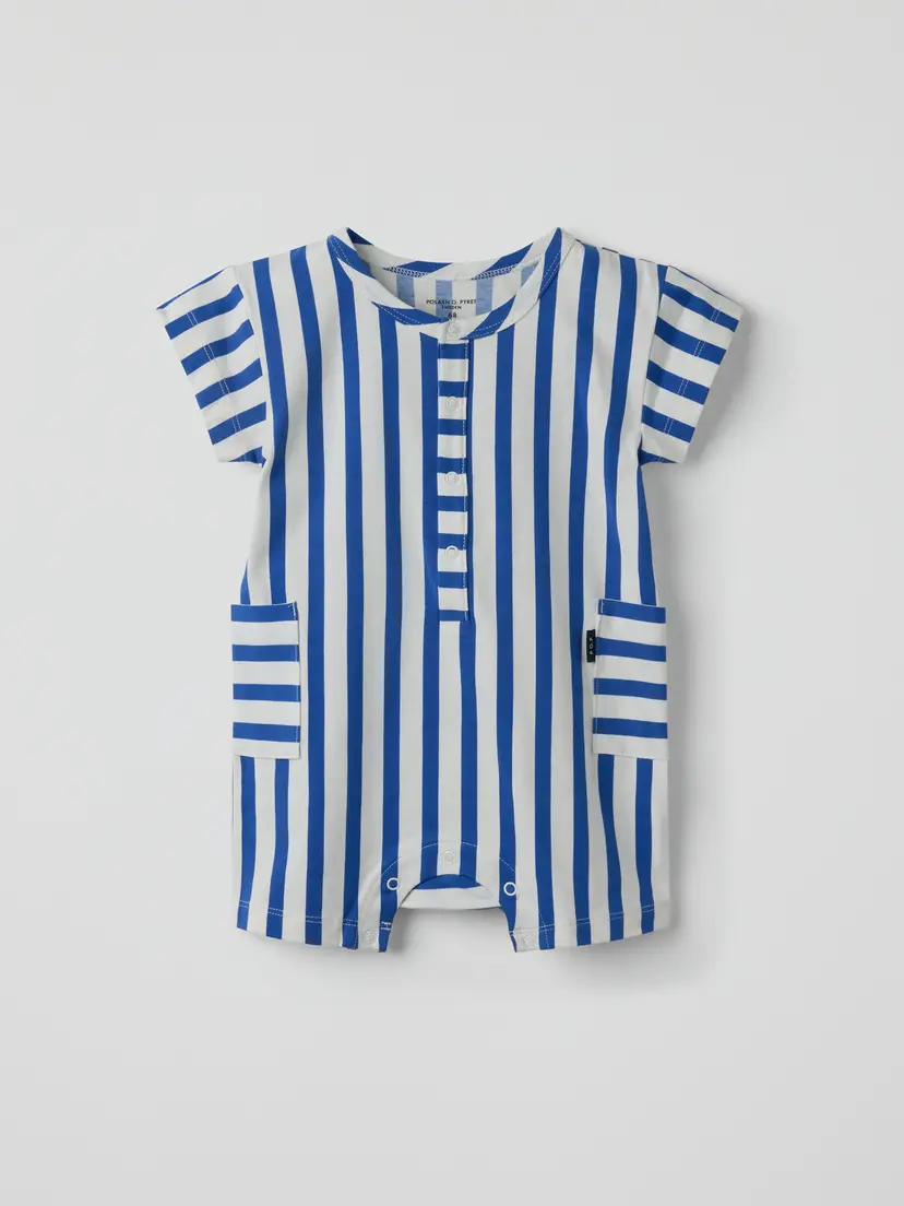 Polarn O. Pyret Kortermet jumpsuit stripete