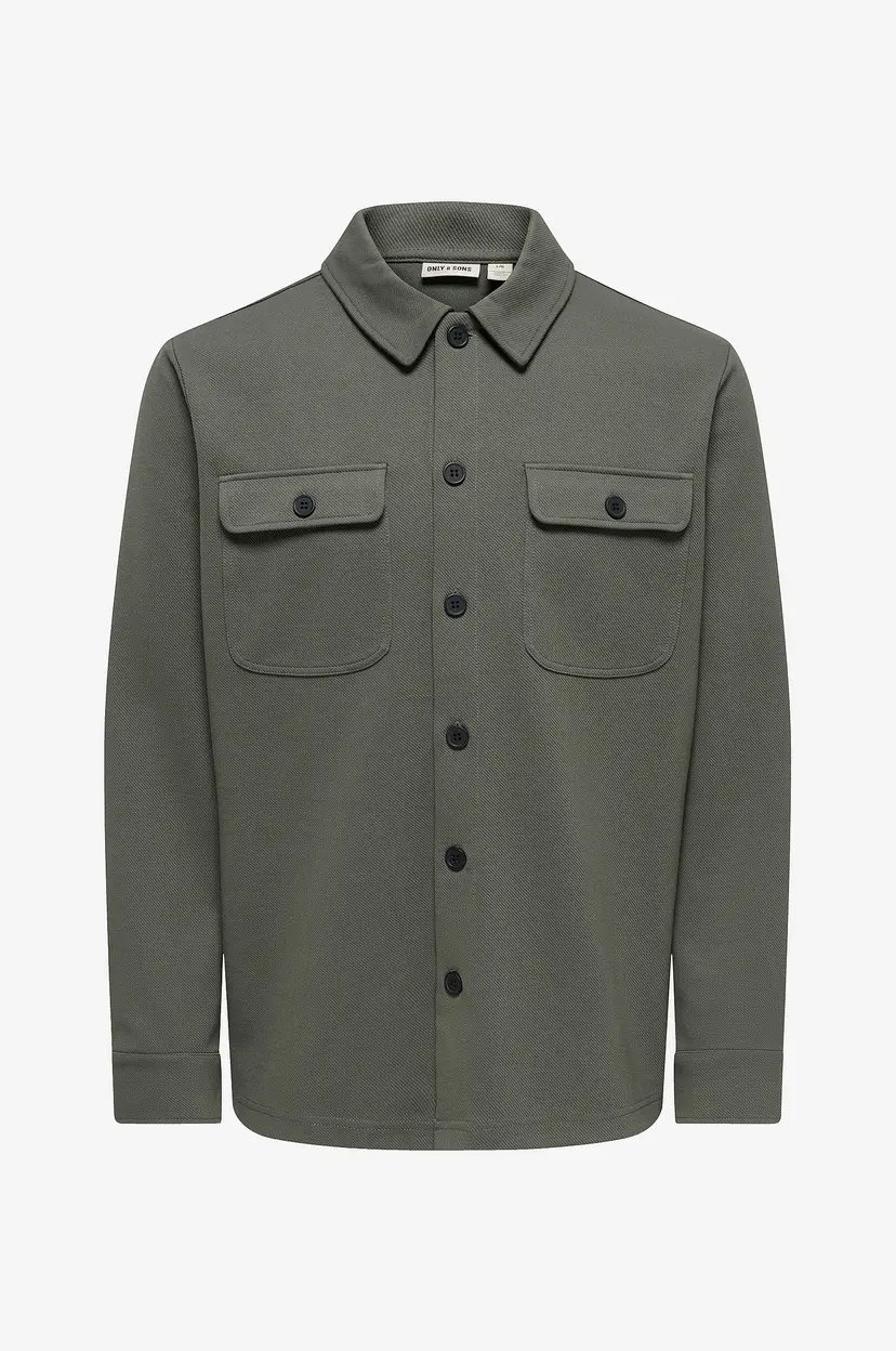Only & Sons Overtreksskjorte onsNewkodyl - Grå