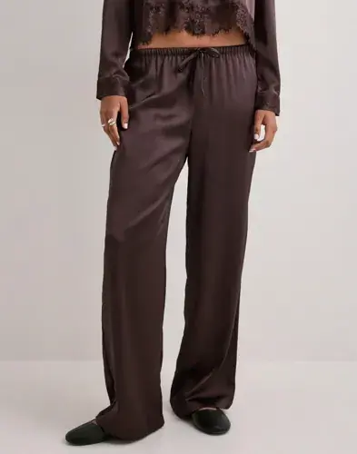 ONLY Only - Brun - Onlnema Indona Pull Up Pant Wvn