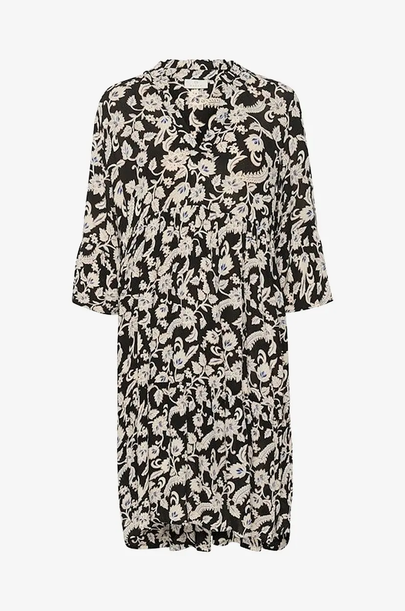 Kaffe Kjole kaHera Amber Dress Printed - Svart
