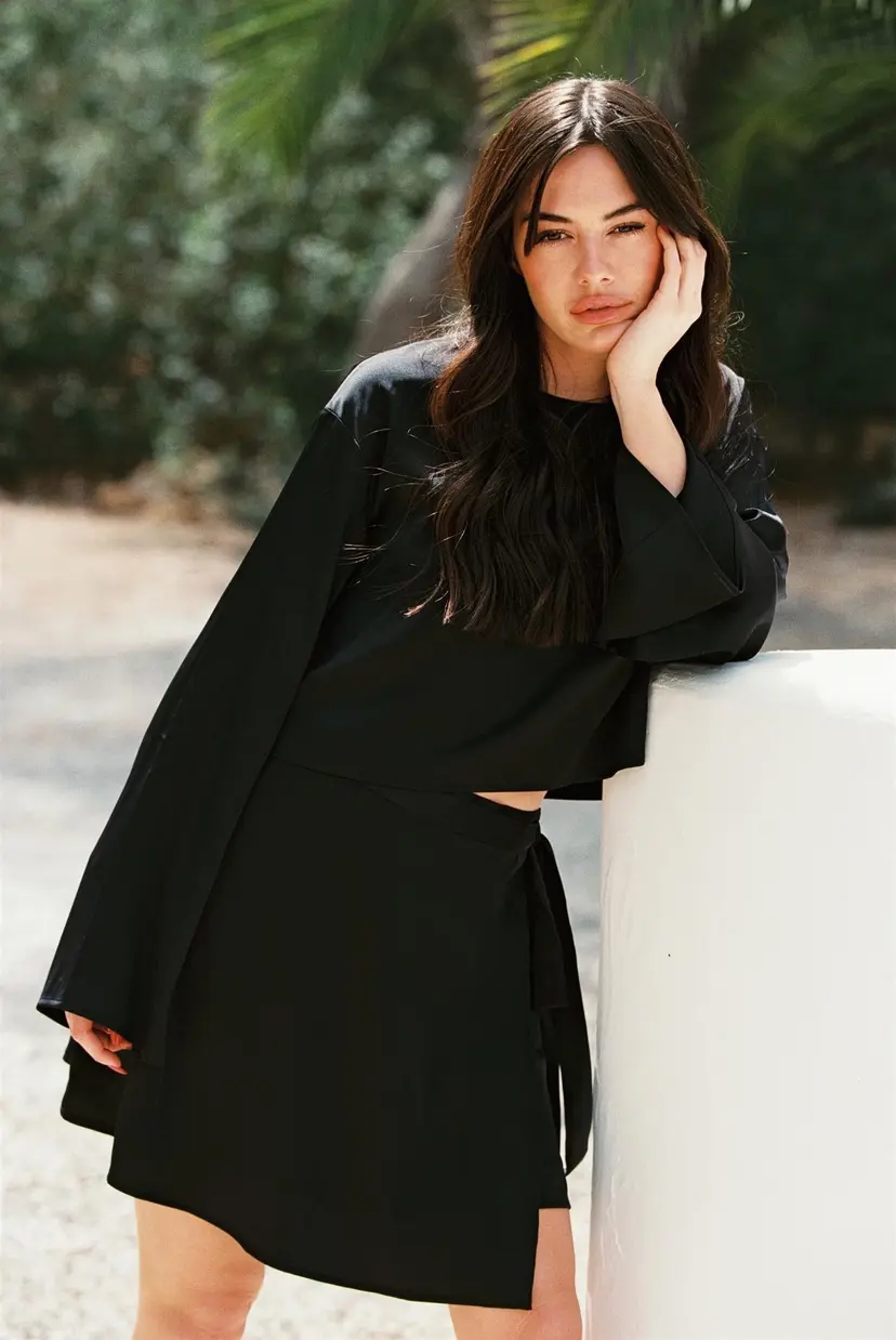Kayani Dina Satin Mini Skirt