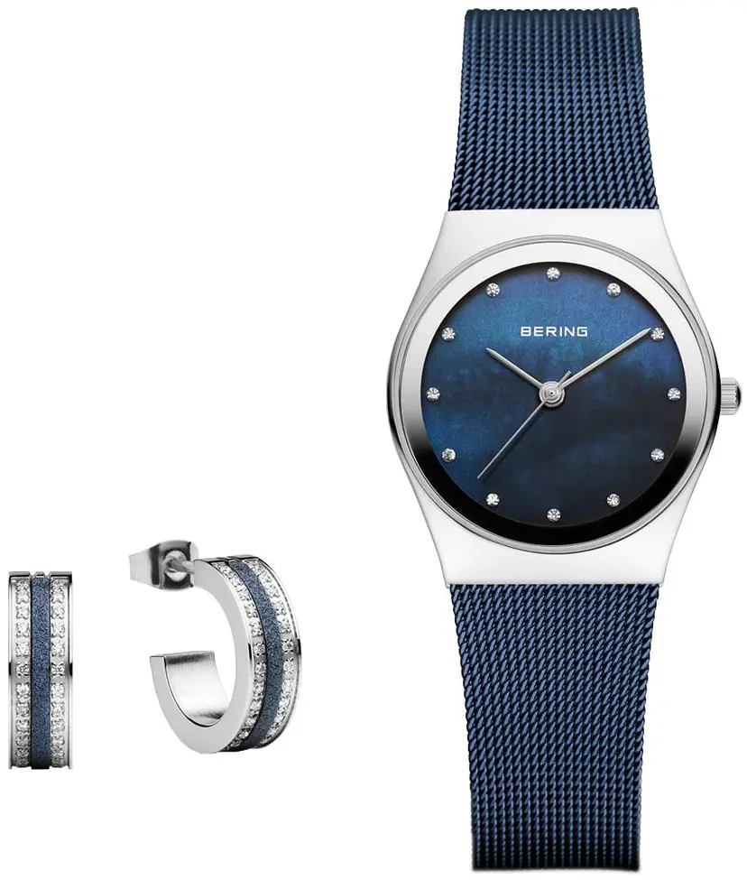 BERING Bering Dameklokke 12927-307G Classic Blå/Stål Ø27 mm