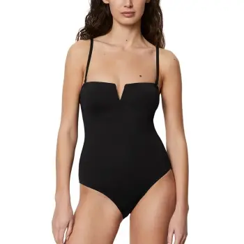 Marc O'Polo Marc O Polo Bandeau Swimsuit Svart X-Large Dame