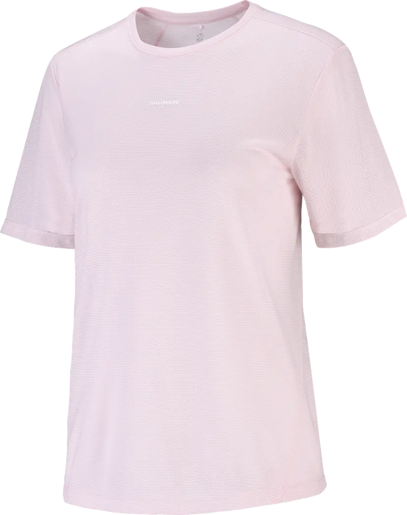 Salomon Salomon Women's Shkout Core Short Sleeve Tee Icy Pink