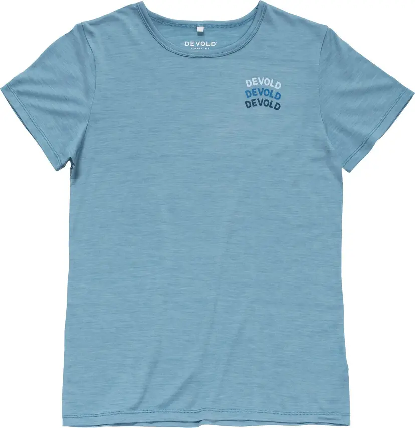 Devold Devold Women's Active Devold Legacy Tee Skyblue