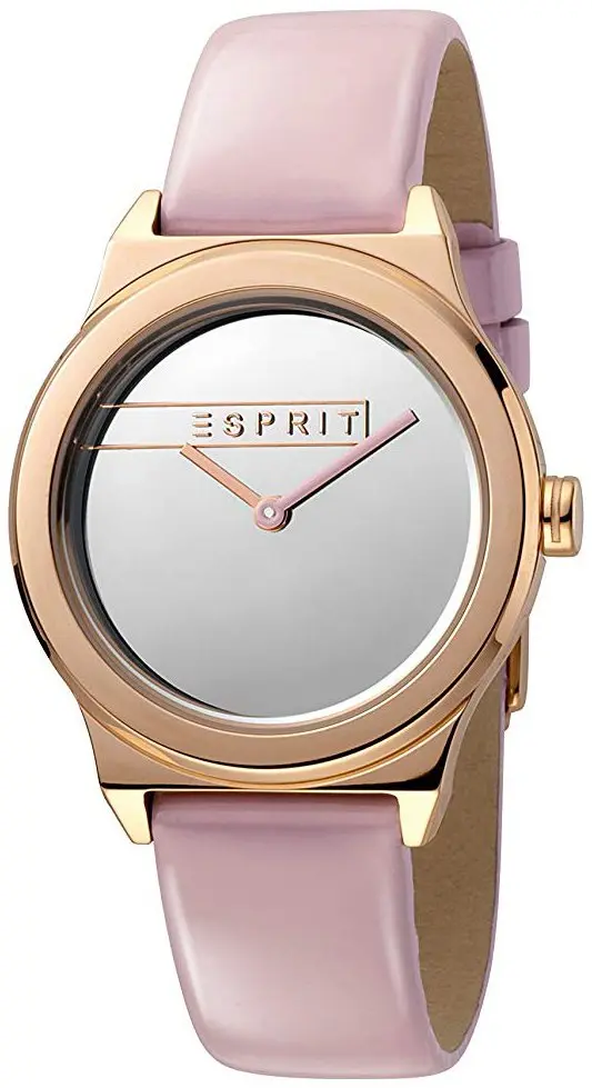 Esprit Esprit Dameklokke ES1L019L0045 Sølvfarget/Lær Ø34 mm