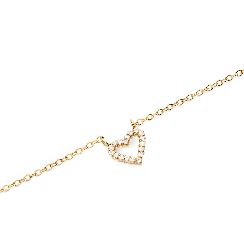 Daniel Wellington Gold Necklace Mirelle Heart | DW