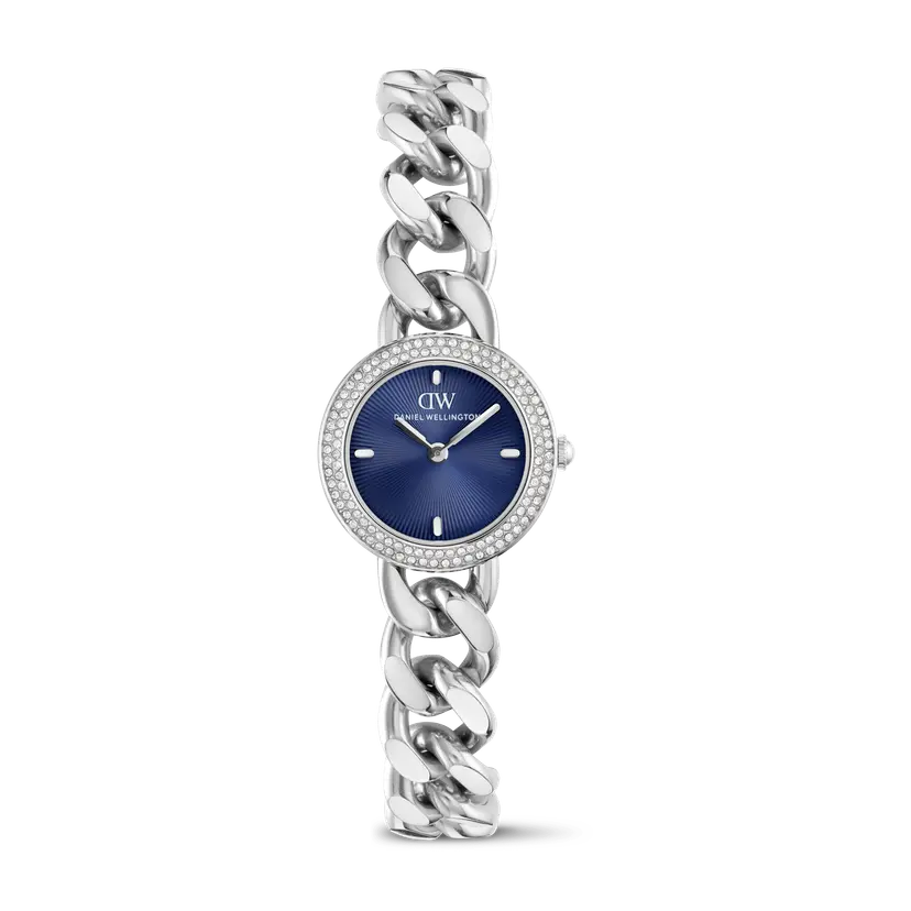 Daniel Wellington Silver 26mm Watch Ellips Blue Crystal | DW