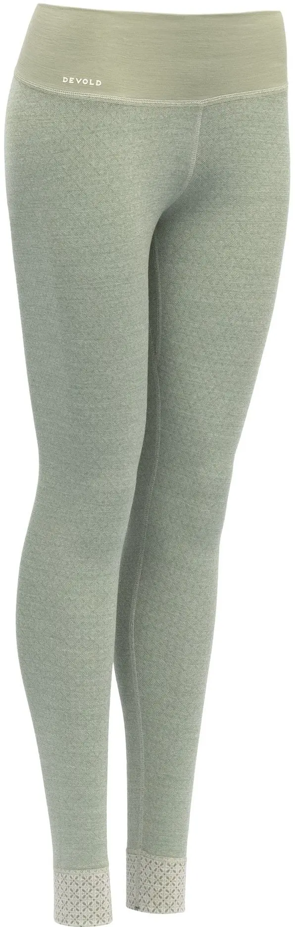 Devold Devold Kvitegga Merino 230 Longs Woman Raw White/Fog/Ink