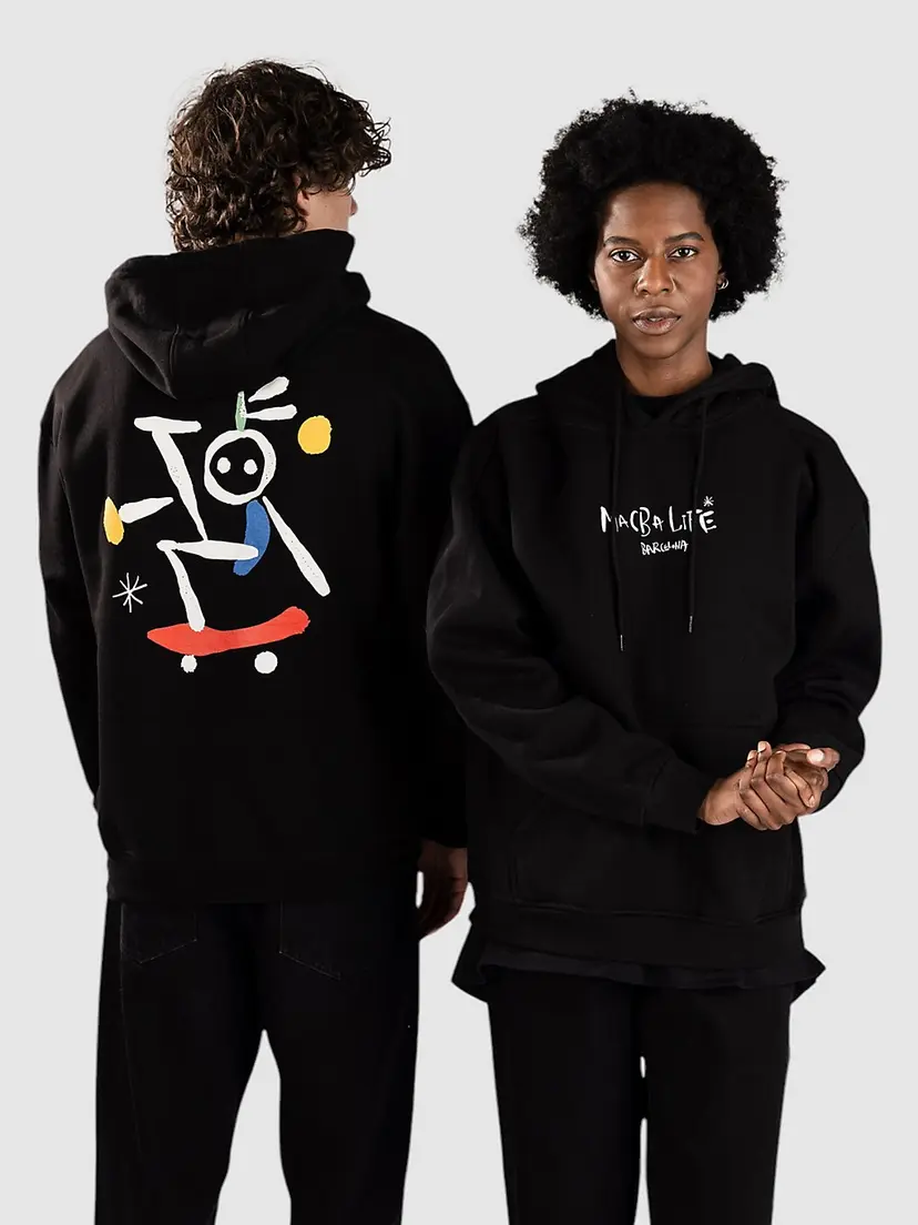 Macba Life Macba Life Skateboy Hettegenser svart