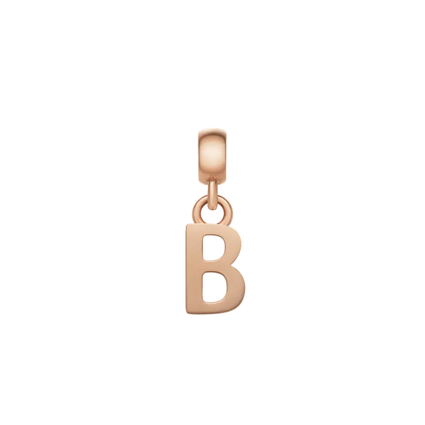 Daniel Wellington Rose Gold Charm Letter | DW