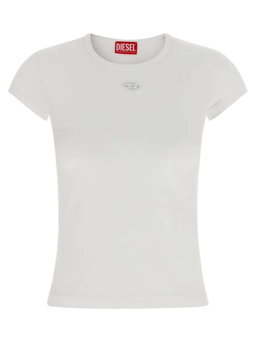 Diesel Diesel T-skjorter – Hvit