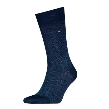 Tommy Hilfiger Tommy Hilfiger Strømper Men Premium Birdseye Socks Mørkblå Str 39/40 Herre