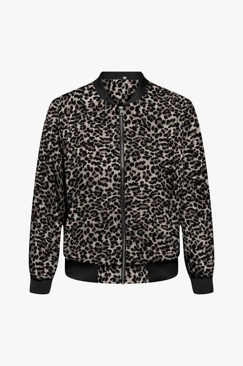 Only Carmakoma Bomberjakke carLux Life LS Bomber Jacket - Grå