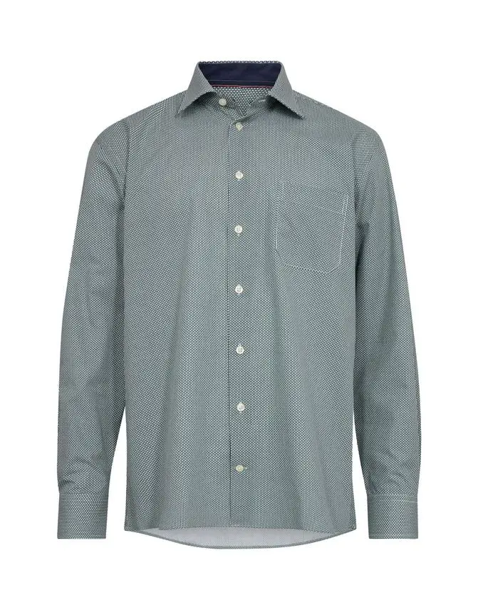 Black Blue Shirt l/s regular fit