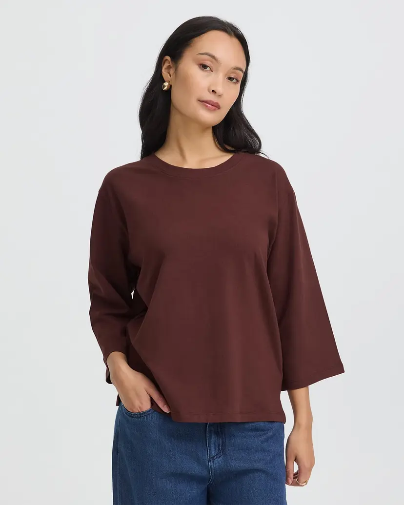 Fransa Topp Zashoulder TEE9