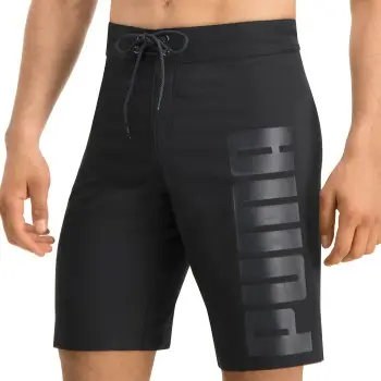 Puma Puma Badebukser Long Board Swim Shorts Svart polyester Medium Herre