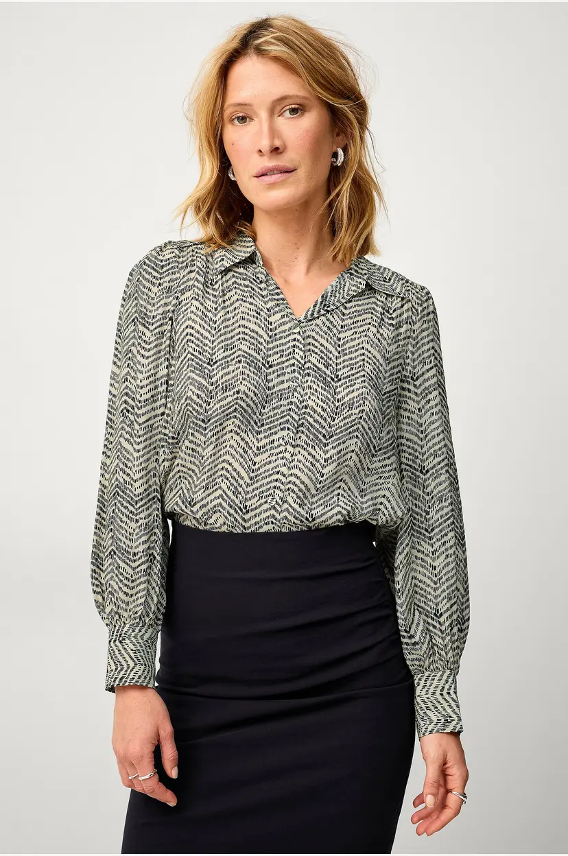 Gina Tricot Maxi skjørt Rusched Skirt - Svart