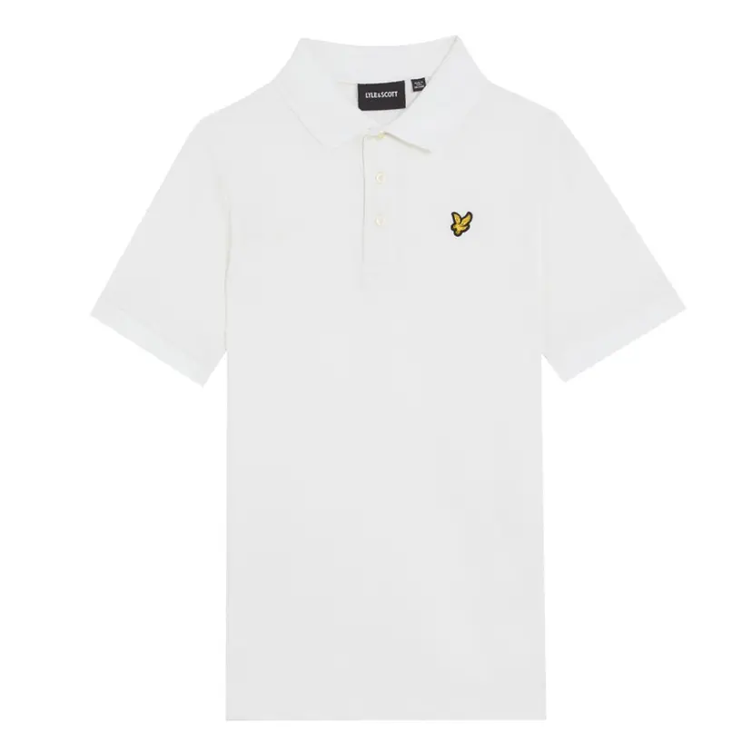 Lyle & Scott Lyle & Scott - T-skjorte Plain Polo Shirt White