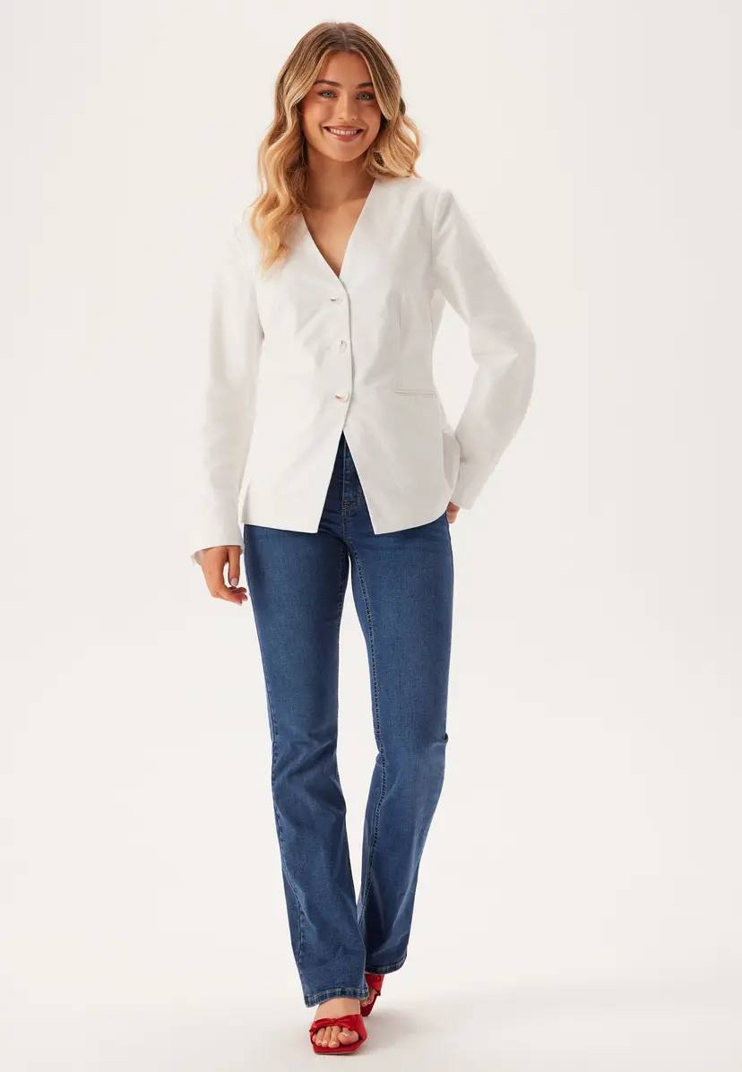 Bubbleroom V-neck Shaped Blazer