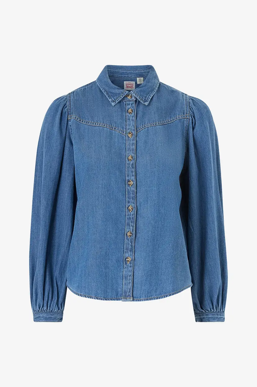 Levi's Denimskjorte Journey Wstrn Fshn - Blå