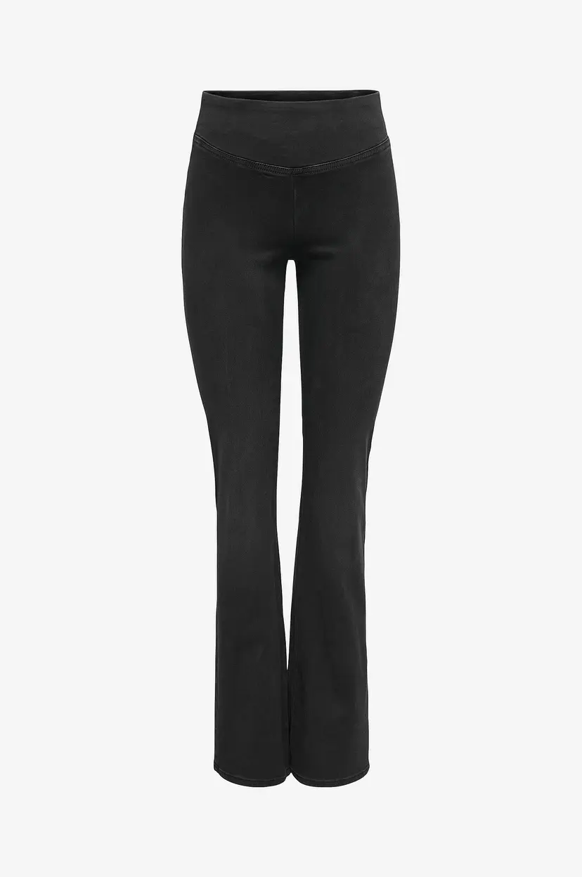Only Carmakoma Jeggings caRoyal Mid Waist Flared Legging N - Svart