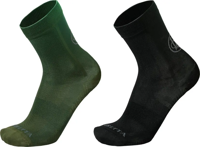 Beretta Beretta Men's Short Shooting Socks Black & Green