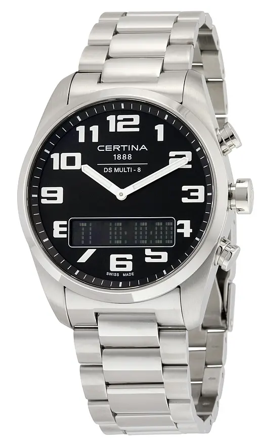 Certina Certina Herreklokke C020.419.11.052.01 DS Multi Sort/Stål Ø42 mm