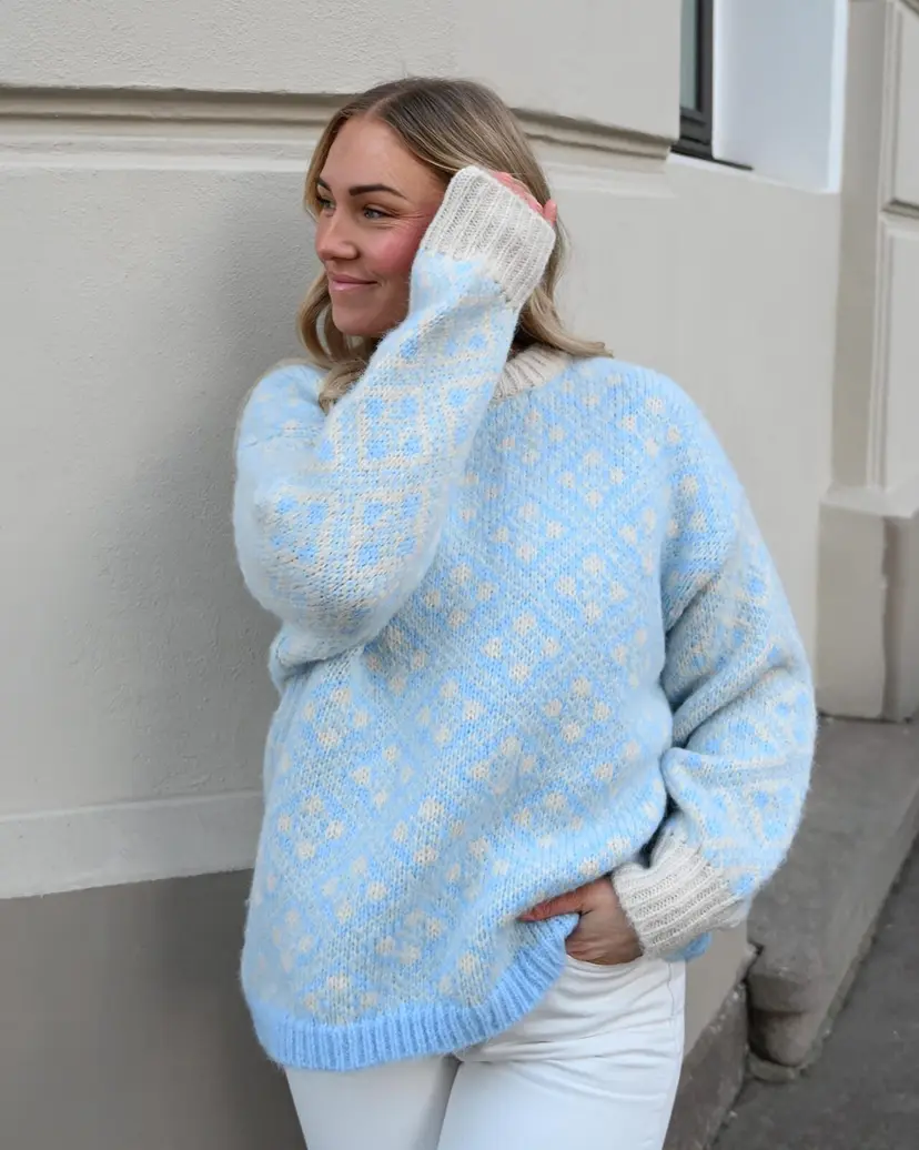 Vero Moda VMINGA LS O-NECK OVERSIZED PULLOVER REP