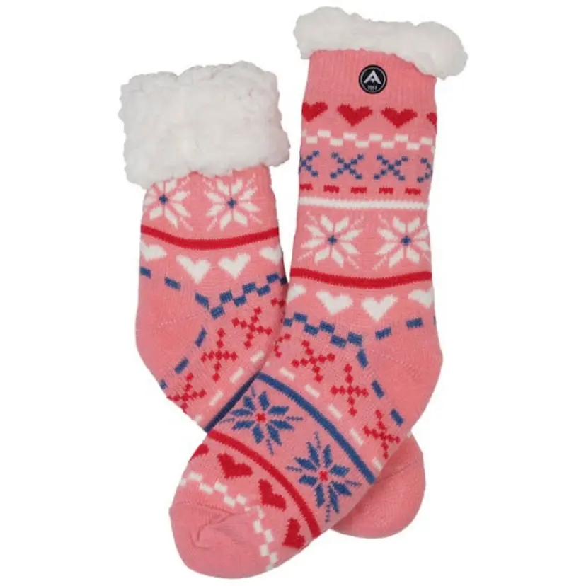 Avignon Avignon W's Heat Max Sock Heart Pink