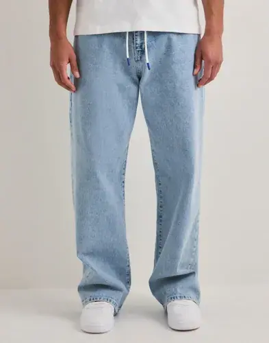 Que Sera Sera Que Sera Sera Warren Wide Denim Loose fit jeans Blå
