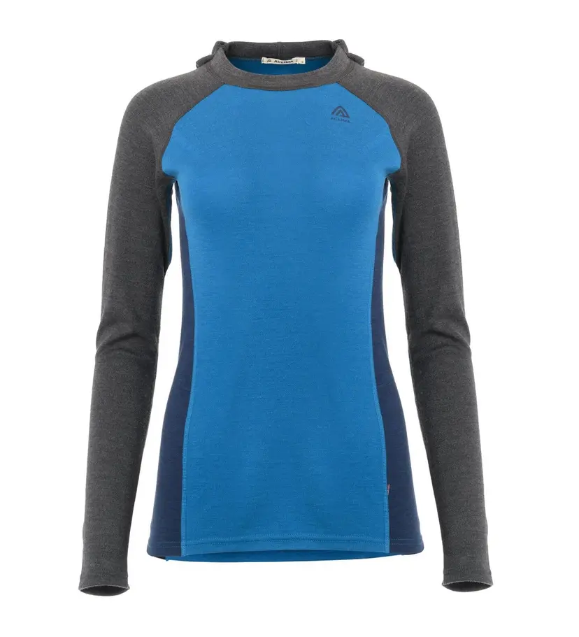 Aclima Aclima WarmWool hoodsweater V2 W's Marengo / Corsair / Navy Blazer