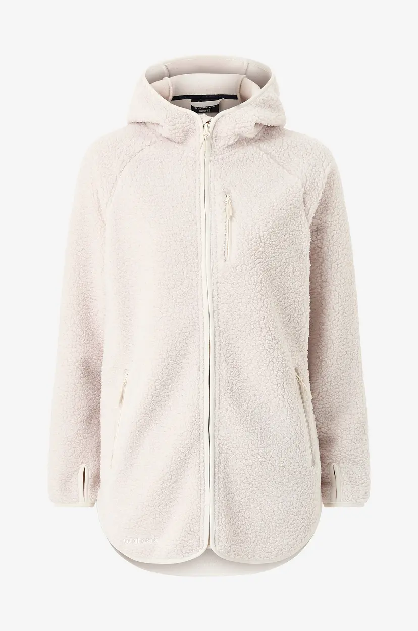 Bagheera Jakke Comfy Hood Jacket Women - Hvit