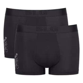 Sloggi Sloggi 2P SLG Base Soft Trunk Svart Large Herre