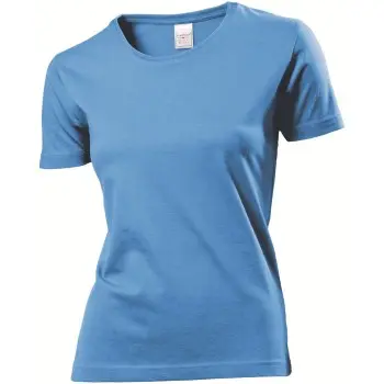 Stedman Stedman Classic Women T-shirt Lysblå bomull XX-Large Dame