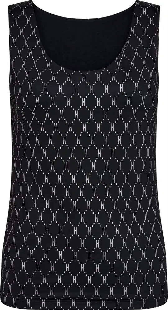 Hype The Detail Hype The Detail - Printed Top - Sort Lyserød