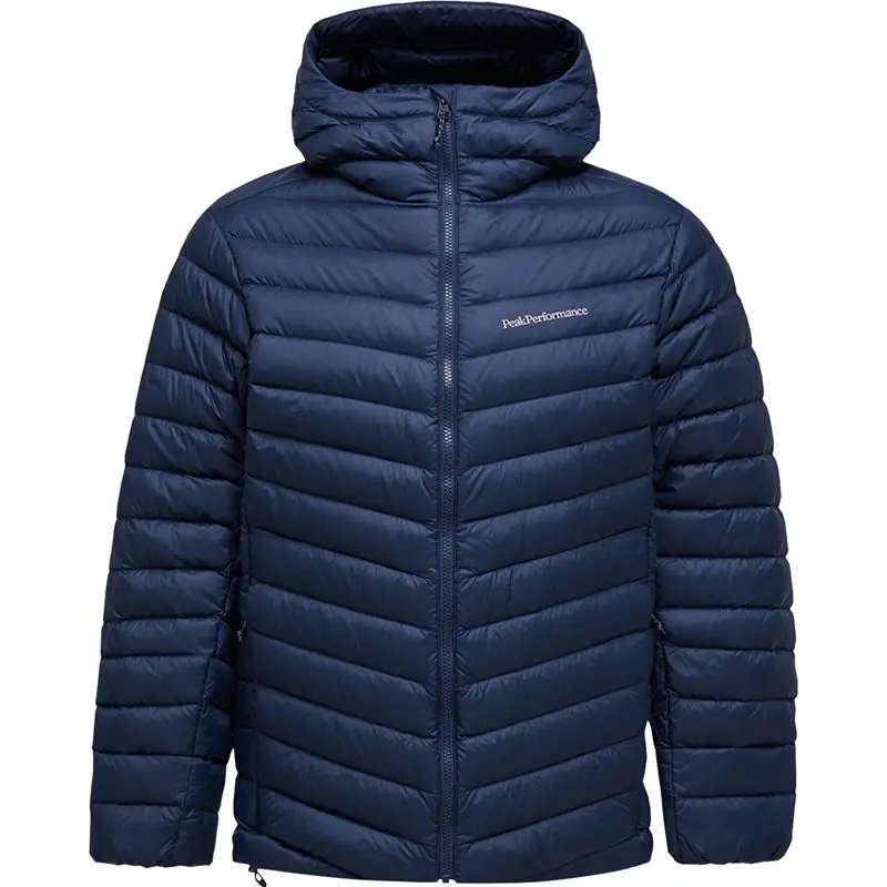 Peak Performance Peak Performance M Frost Down Hood Jacket Blue Shadow