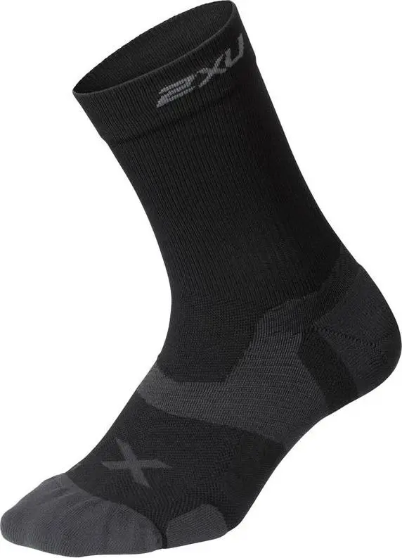 2Xu 2XU Vectr Cushion Crew Socks Black/Titanium