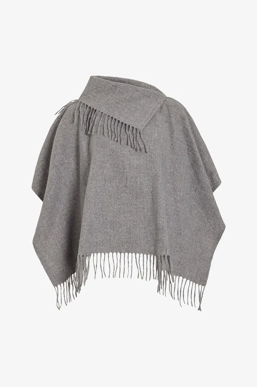 Vila Poncho viFjolira High Neck - Grå