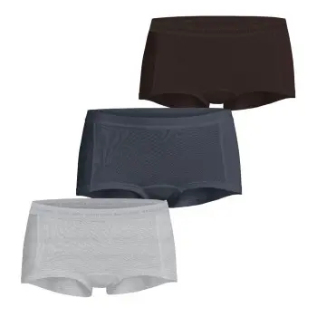 Björn Borg Björn Borg Truser 3P Everyday Cotton Boxer Shorts Svart/Grå bomull Dame